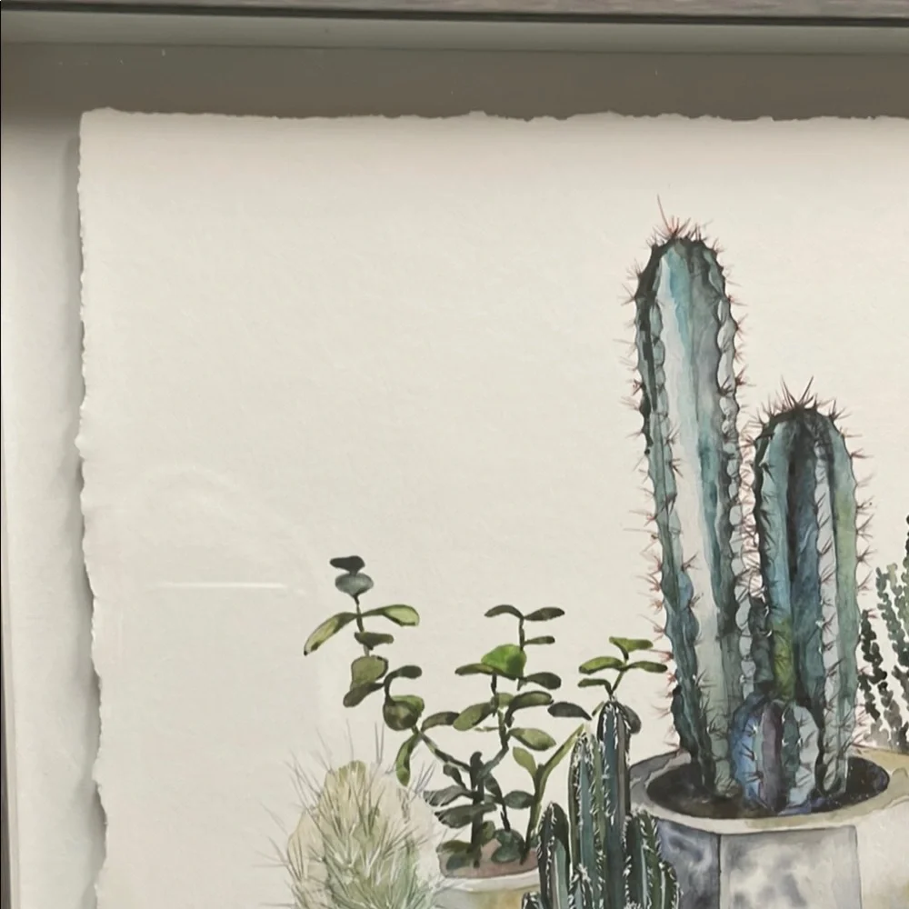 Framed Cactus Art Print - Picture 10 of 13